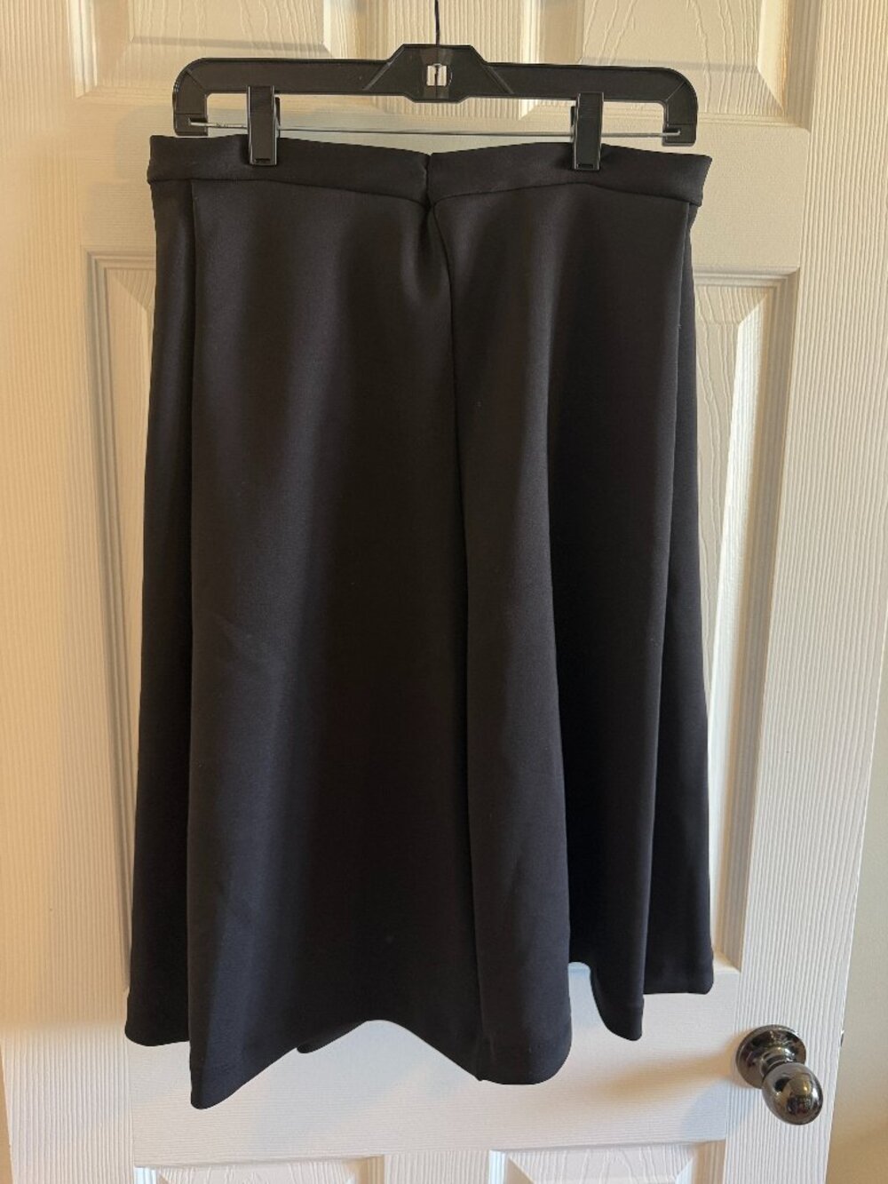Pink Tartan Black A-Line Midi Skirt Size 8